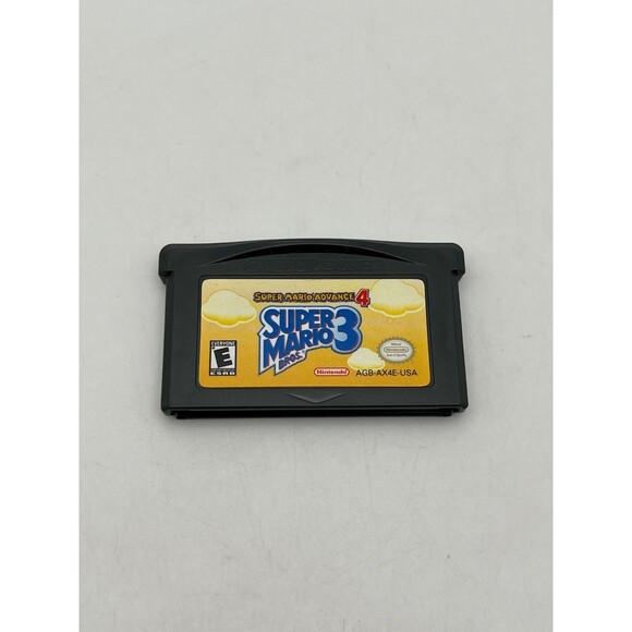 Super Mario Bros 3 Gba Cart Only Tested & Working with Gray Travel Case - Picture 3 of 6